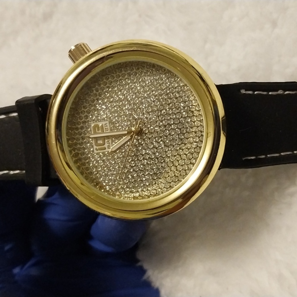 Ice Master Leather Band Watch
